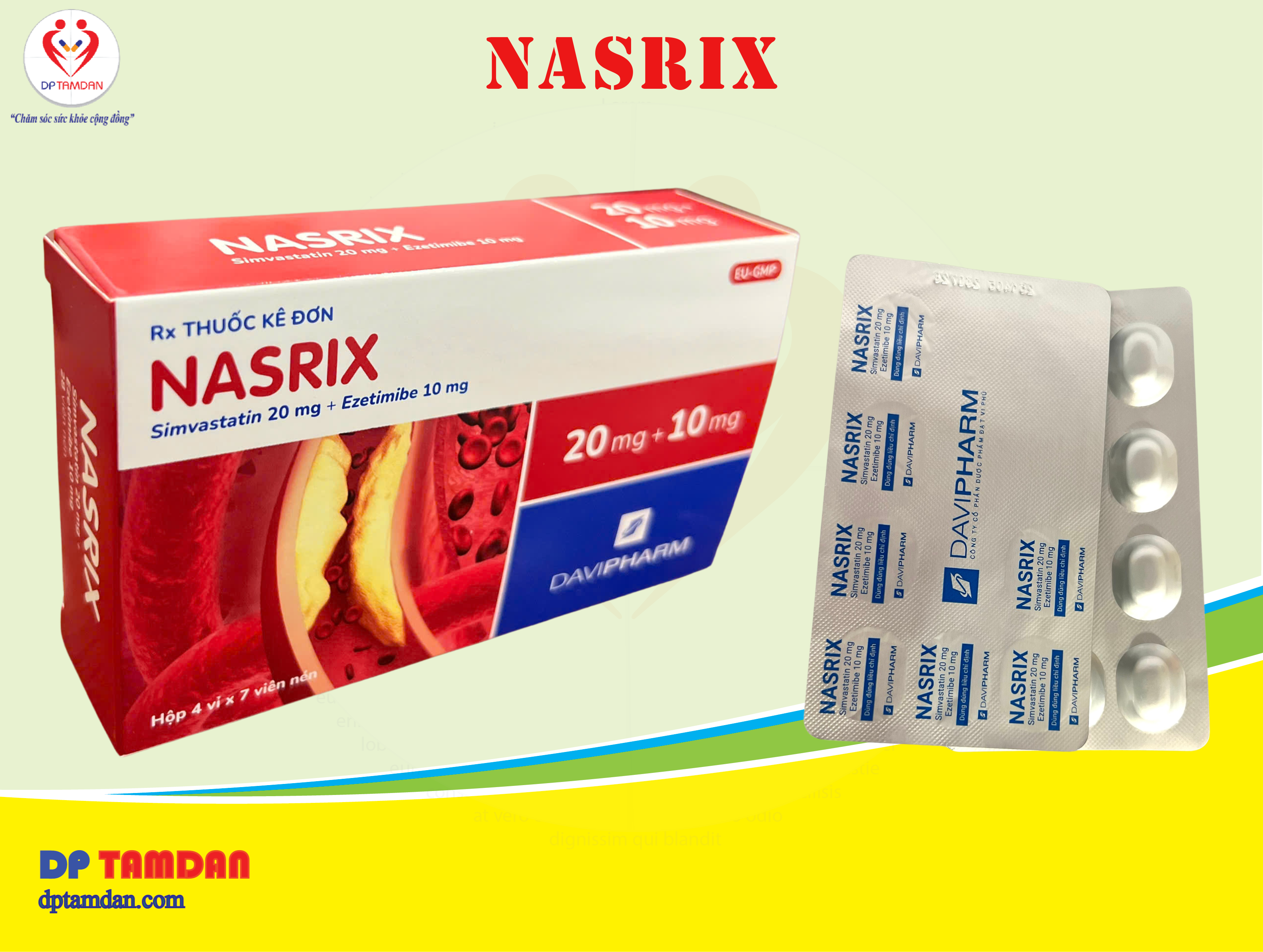 Nasrix - Sản phẩm của DP Tâm Đan