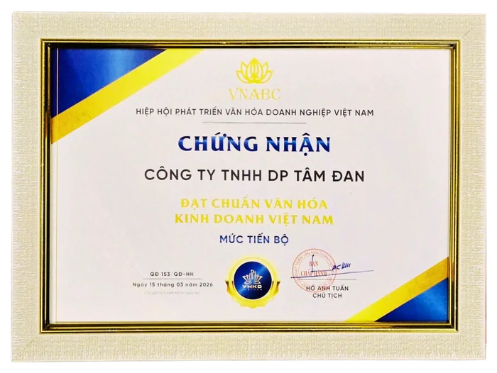 Doanh nghiệp đạt chuẩn Văn hóa kinh doanh Việt Nam