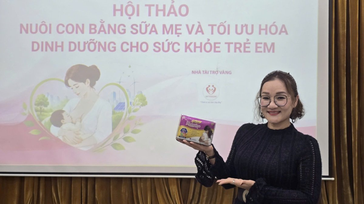 Lợi Sữa Tadavina lan tỏa giá trị nuôi con bằng sữa mẹ tại hội thảo khoa học