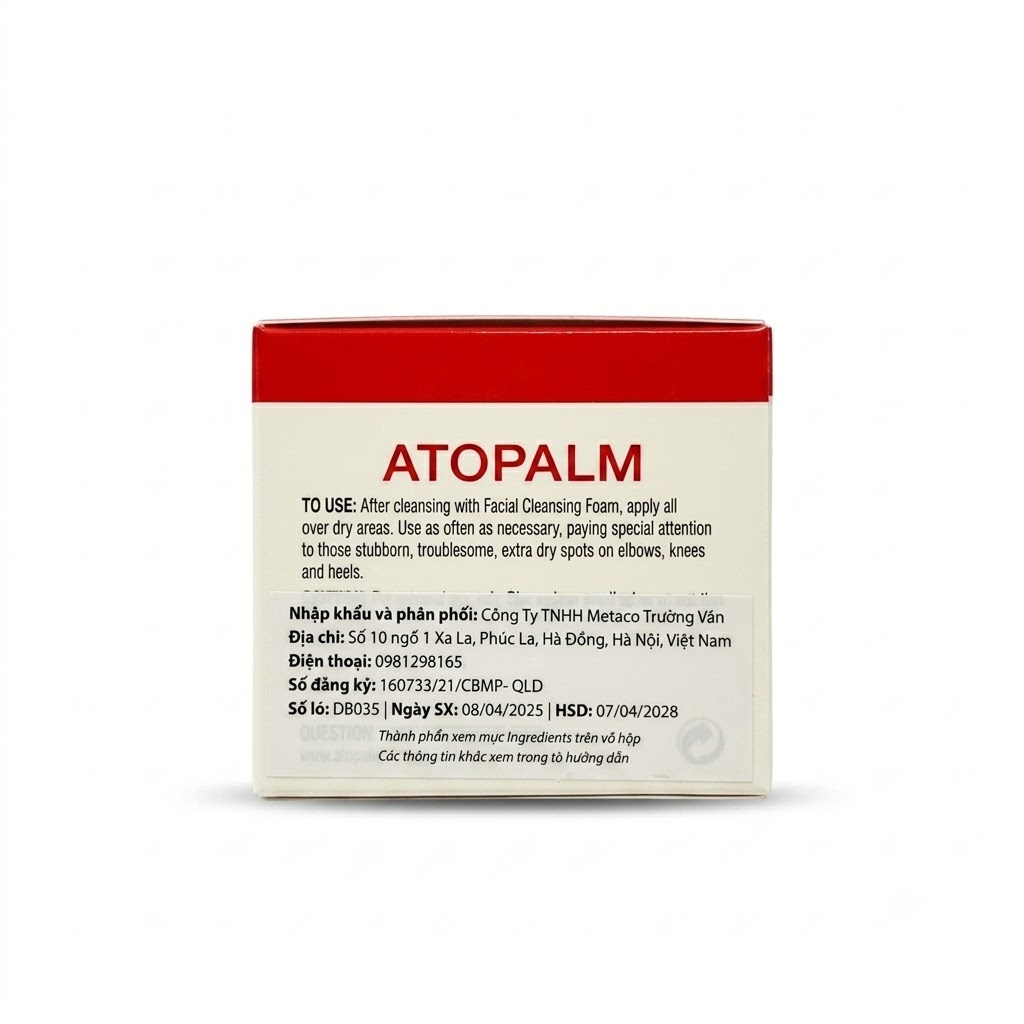 ATOPALM 100ml — Kem dưỡng ẩm cho da khô, da nhạy cảm - ảnh 3