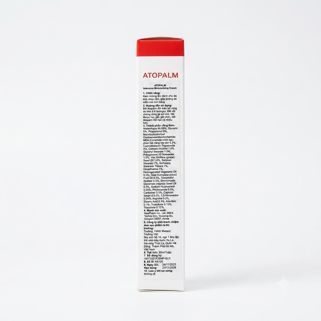 ATOPALM — 30ml kem dưỡng ẩm cho da khô, da nhạy cảm - ảnh 2