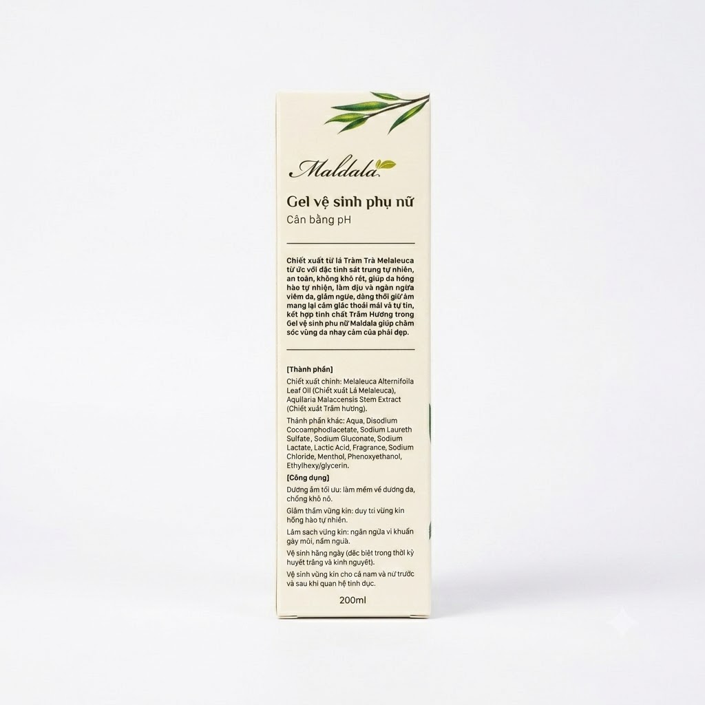 Gel vệ sinh phụ nữ Maldala — Dưỡng ẩm, giúp vùng kín hồng hào tự nhiên - ảnh 2