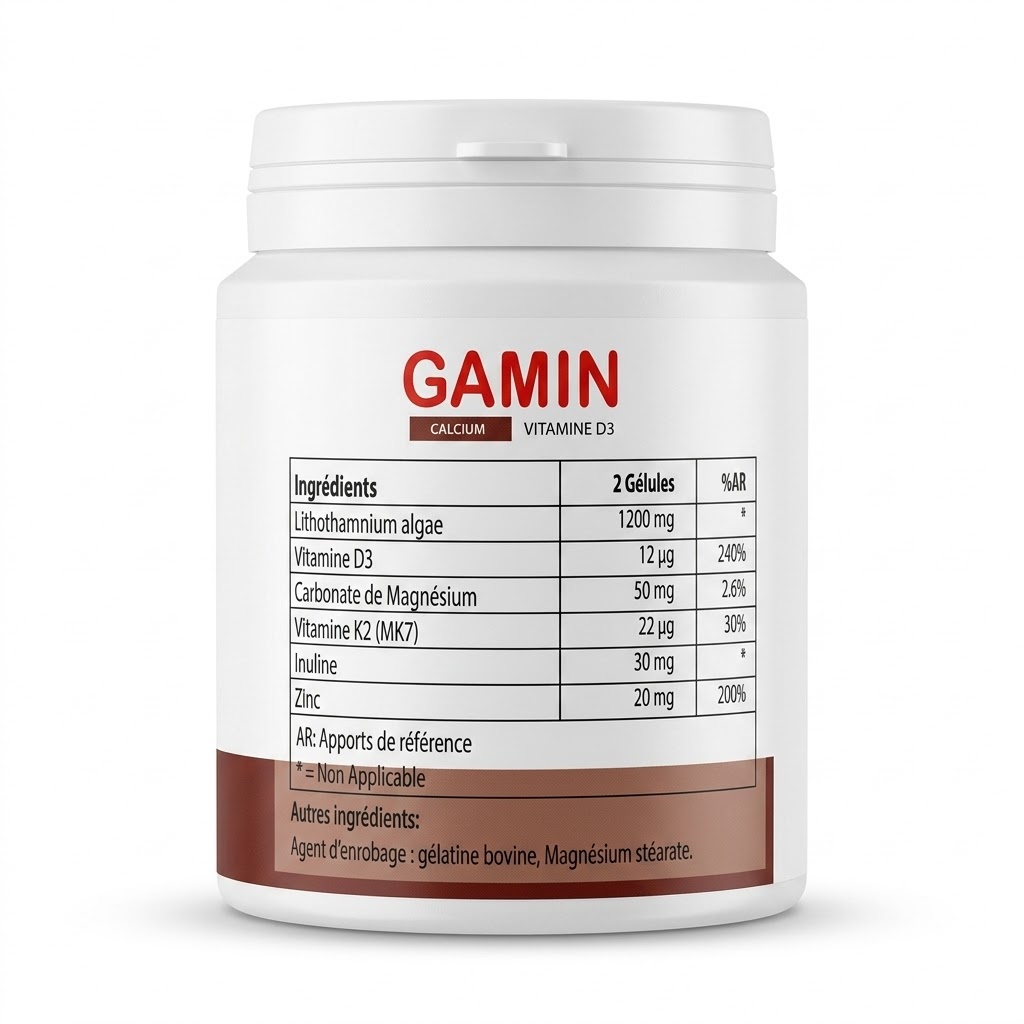 GAMIN — Bổ sung Canxi hữu cơ, D3, K2 giúp xương răng chắc khỏe - ảnh 6