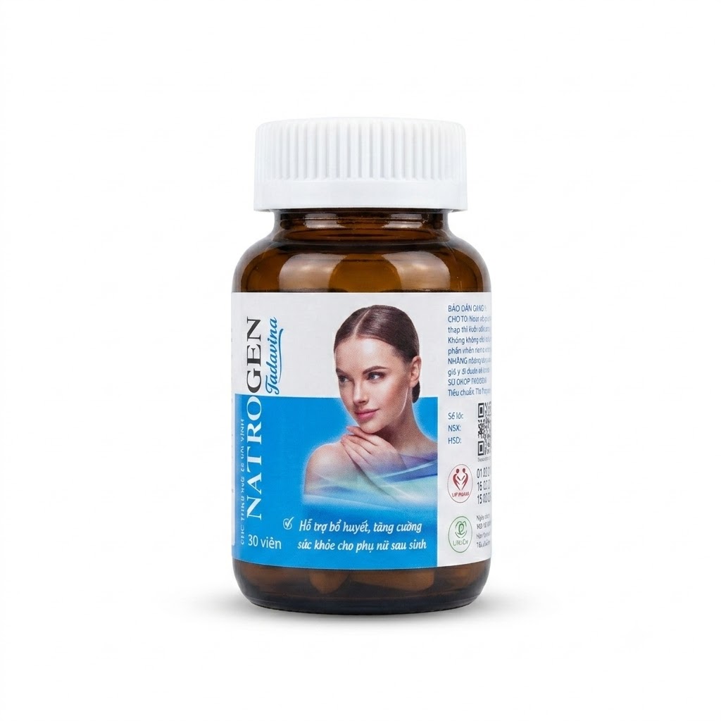 NATROGEN TADAVINA — Bổ huyết, tăng cường sức khỏe cho phụ nữ sau sinh - ảnh 5