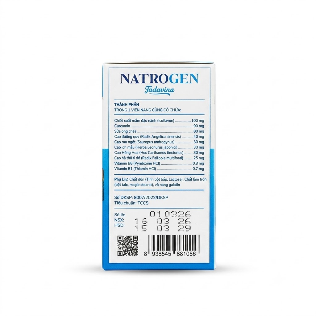 NATROGEN TADAVINA — Bổ huyết, tăng cường sức khỏe cho phụ nữ sau sinh - ảnh 2