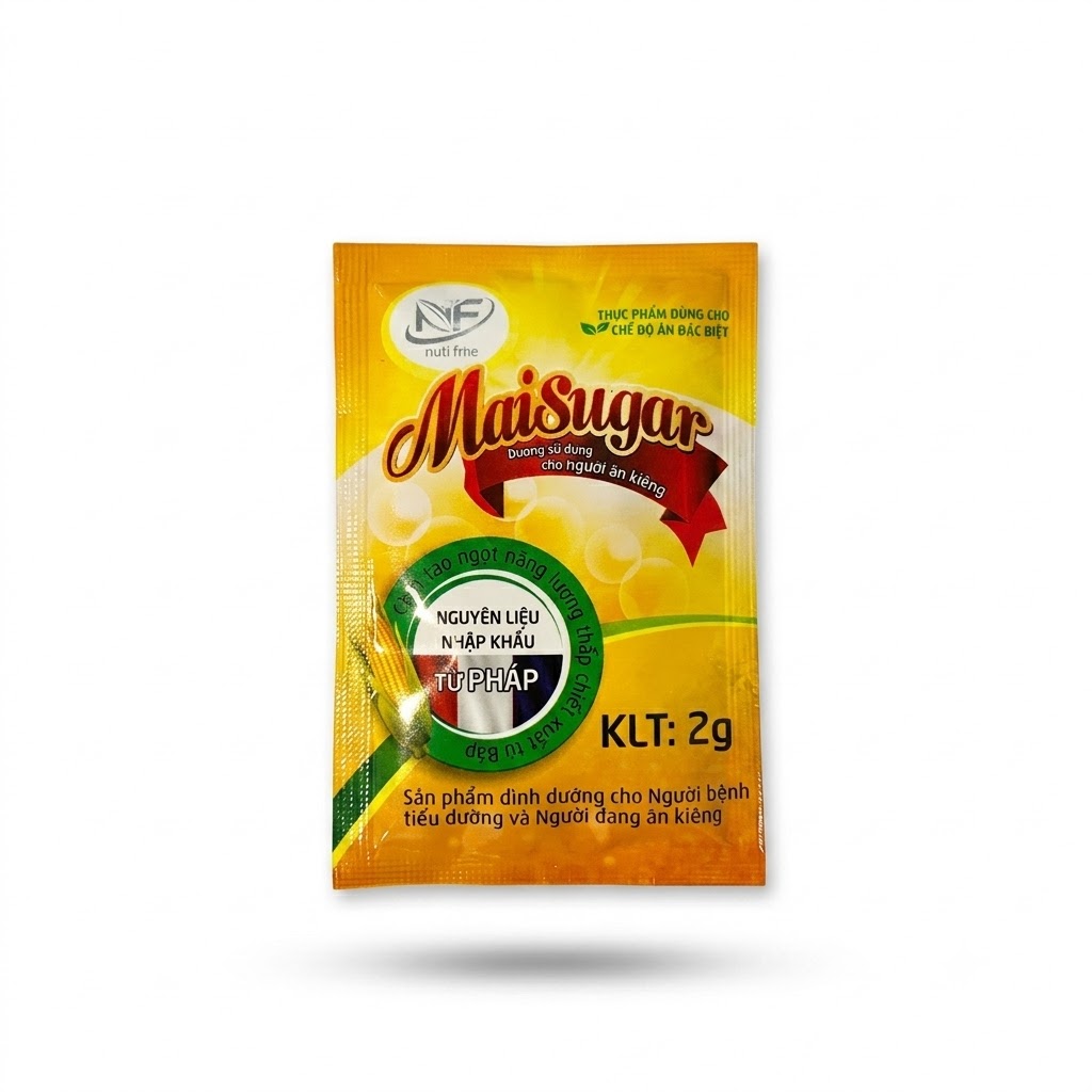 MAISUGAR Hộp 50 gói x 2g - Đường ăn kiêng - ảnh 4