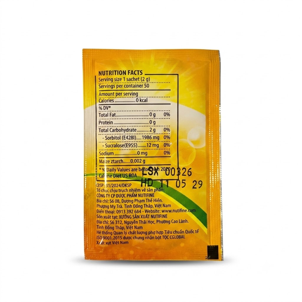 MAISUGAR Hộp 50 gói x 2g - Đường ăn kiêng - ảnh 5