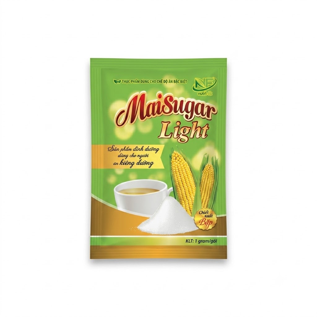 MAISUGAR LIGHT Hộp 50 gói x1g - Đường ăn kiêng - ảnh 4