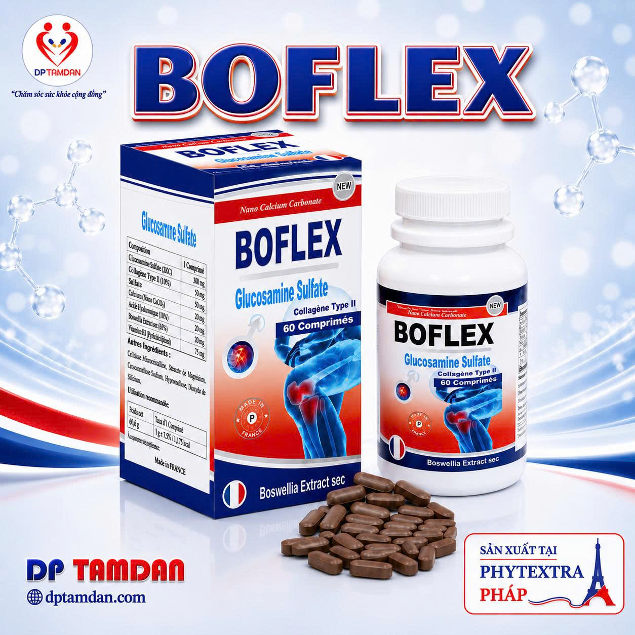BOFLEX — Hỗ trợ xương khớp khỏe mạnh, hỗ trợ giảm đau khớp