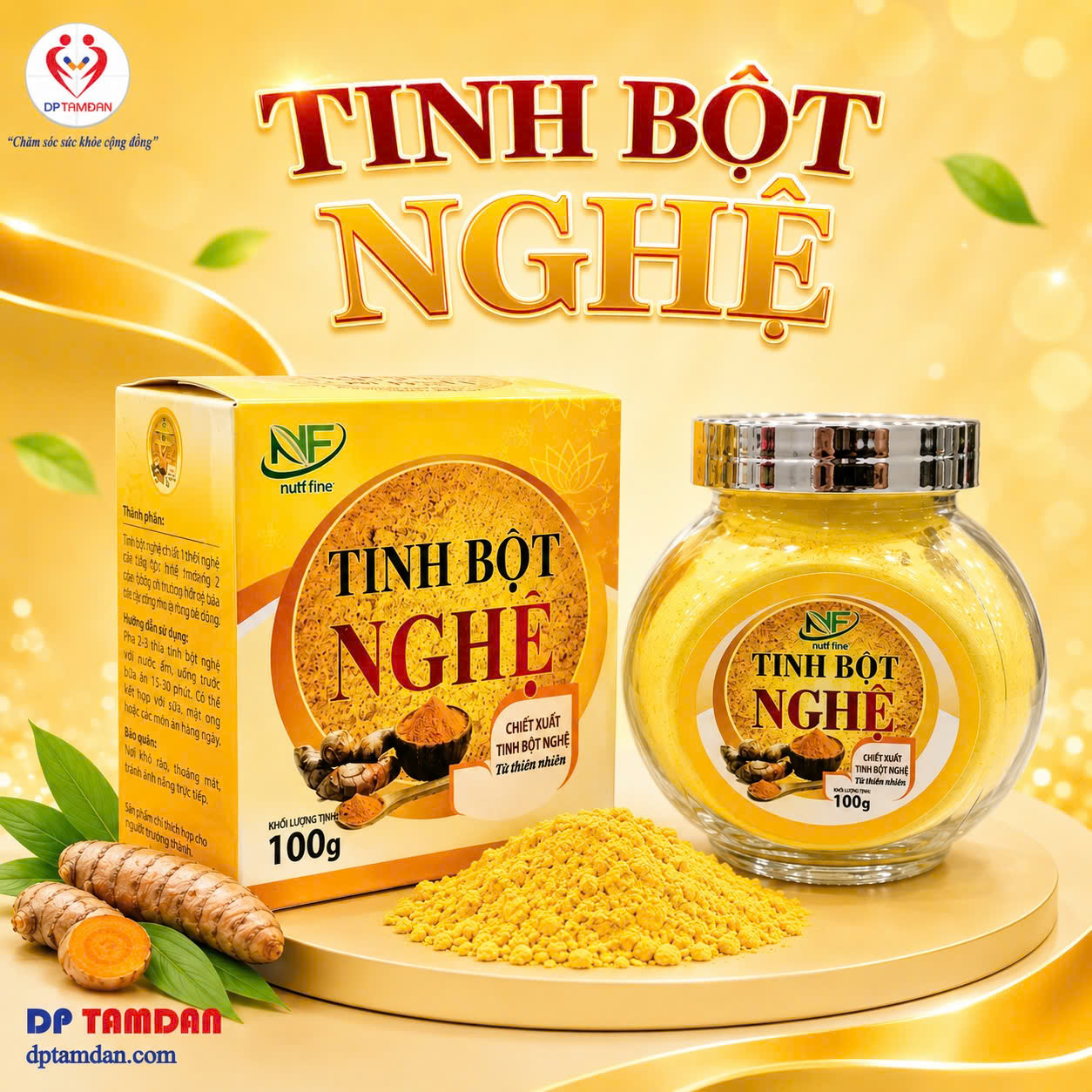 TINH BỘT NGHỆ — Bổ sung chiết xuất tinh bột nghệ từ thiên nhiên