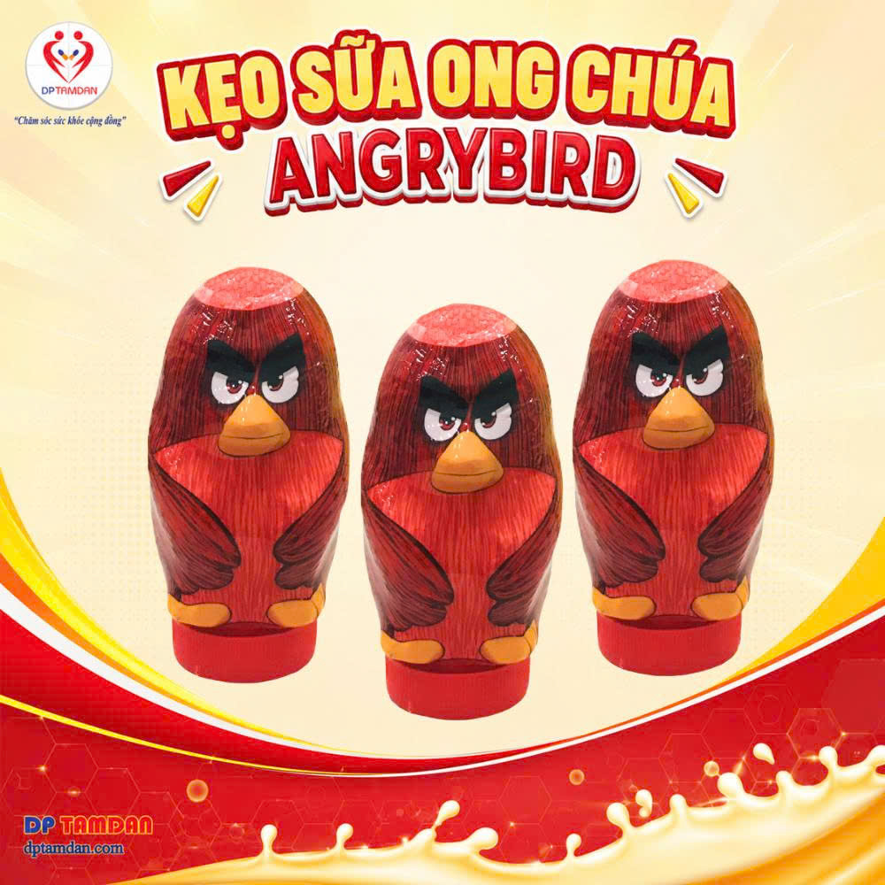 Kẹo Sữa Ong Chúa Angry Bird