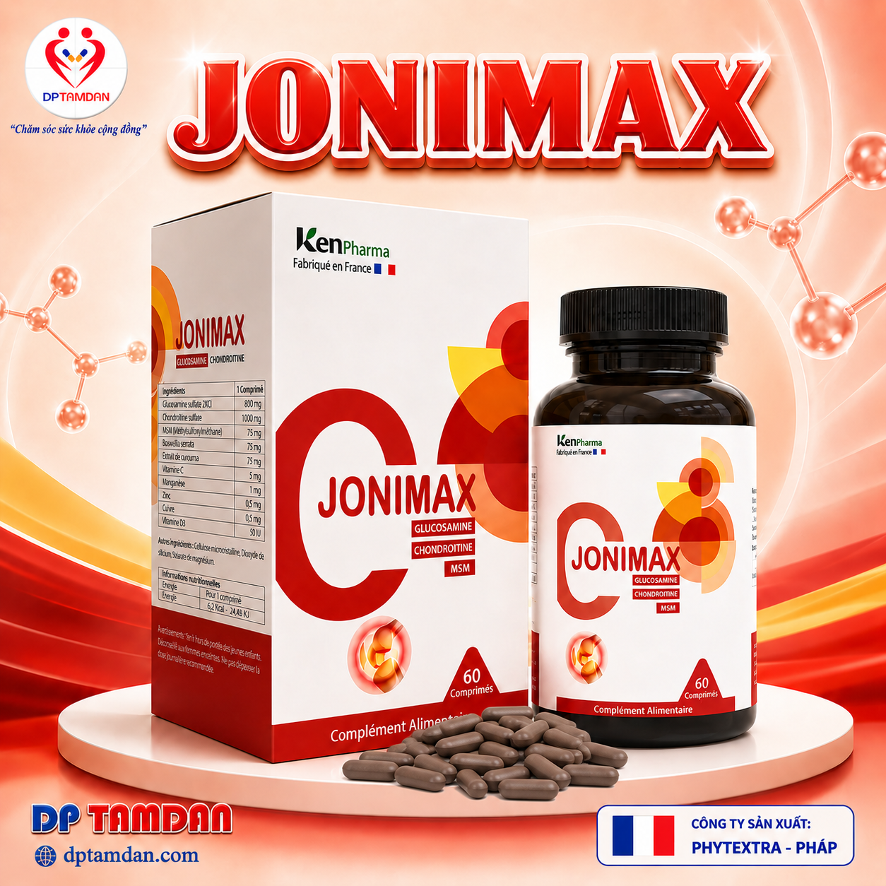 JONIMAX — Dưỡng khớp, làm chậm quá trình thoái hóa khớp