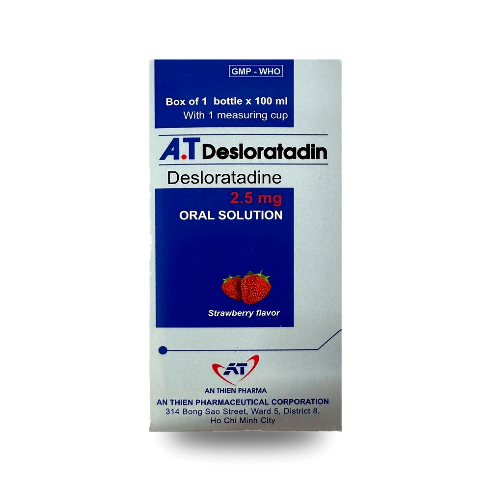 A.T DESLORATADINE — Điều trị viêm mũi dị ứng, mề đay - ảnh 6