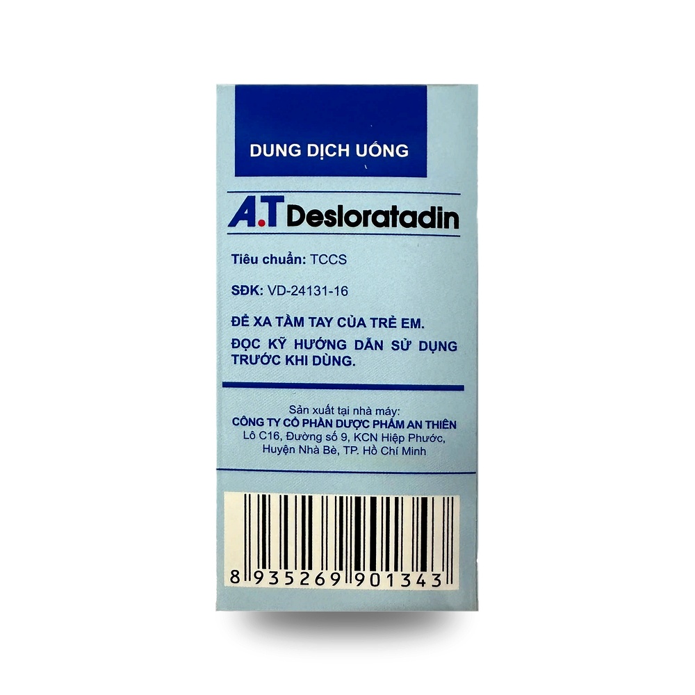 A.T DESLORATADINE — Điều trị viêm mũi dị ứng, mề đay - ảnh 5