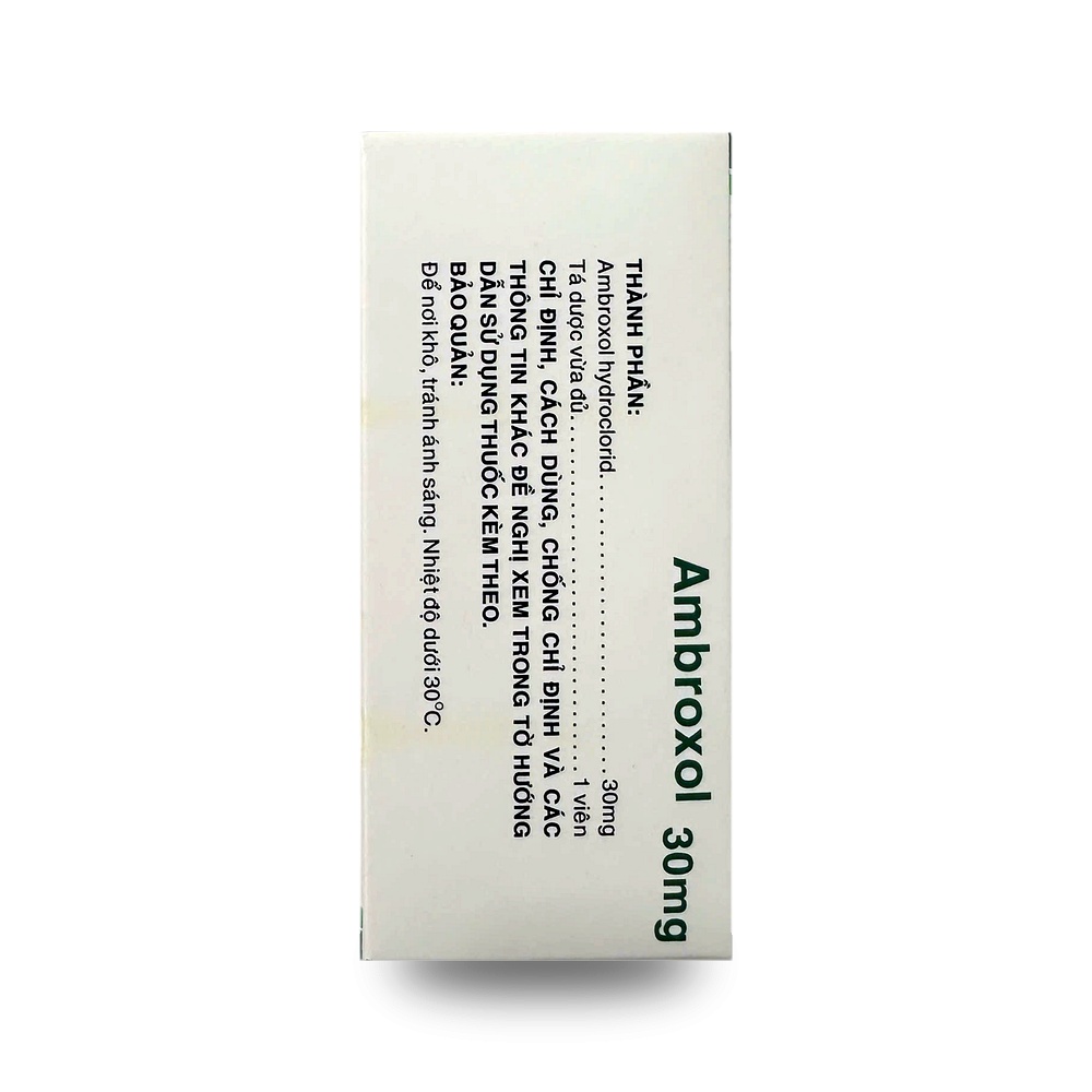 AMBROXOL 30mg — Tiêu nhầy, long đờm - ảnh 5
