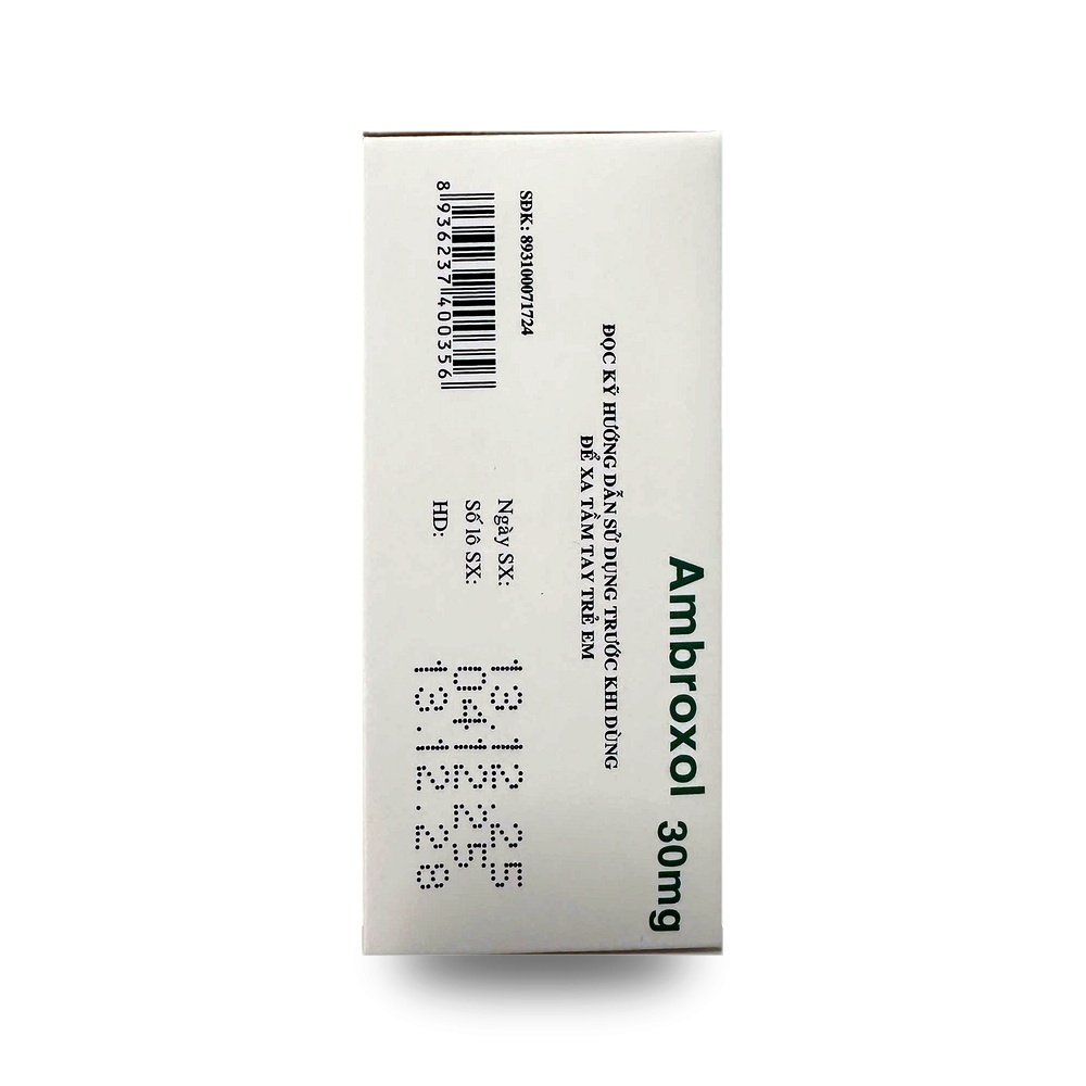 AMBROXOL 30mg — Tiêu nhầy, long đờm - ảnh 3