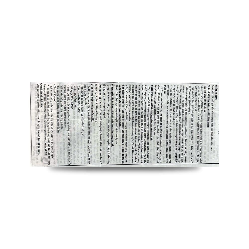 AMBROXOL 30mg — Tiêu nhầy, long đờm - ảnh 9
