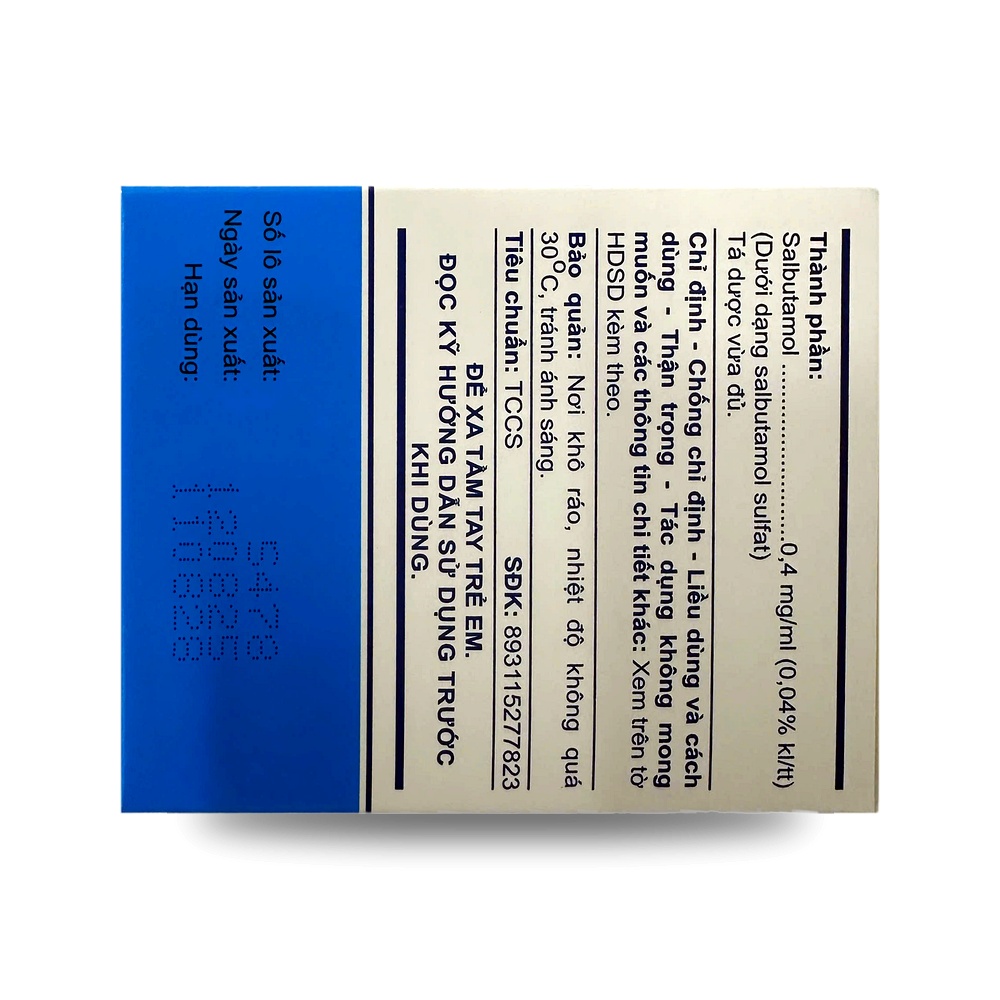 ATISALBU 10ml - Điều trị hen, giảm co thắt phế quản - ảnh 5