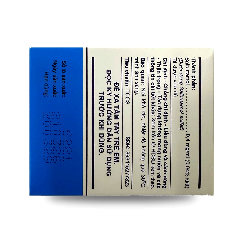 ATISALBU 5ml - Điều trị hen, giảm co thắt phế quản - ảnh 5