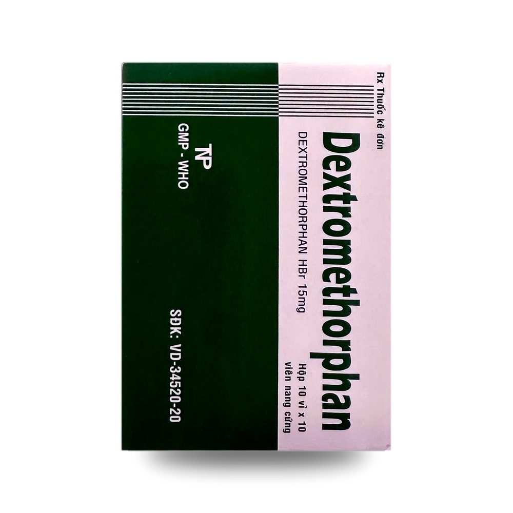 DEXTROMETHORPHAN 15mg - Điều trị ho khan, ho không có đờm - ảnh 4