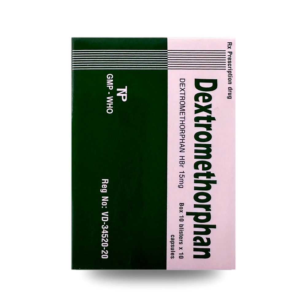 DEXTROMETHORPHAN 15mg - Điều trị ho khan, ho không có đờm - ảnh 2