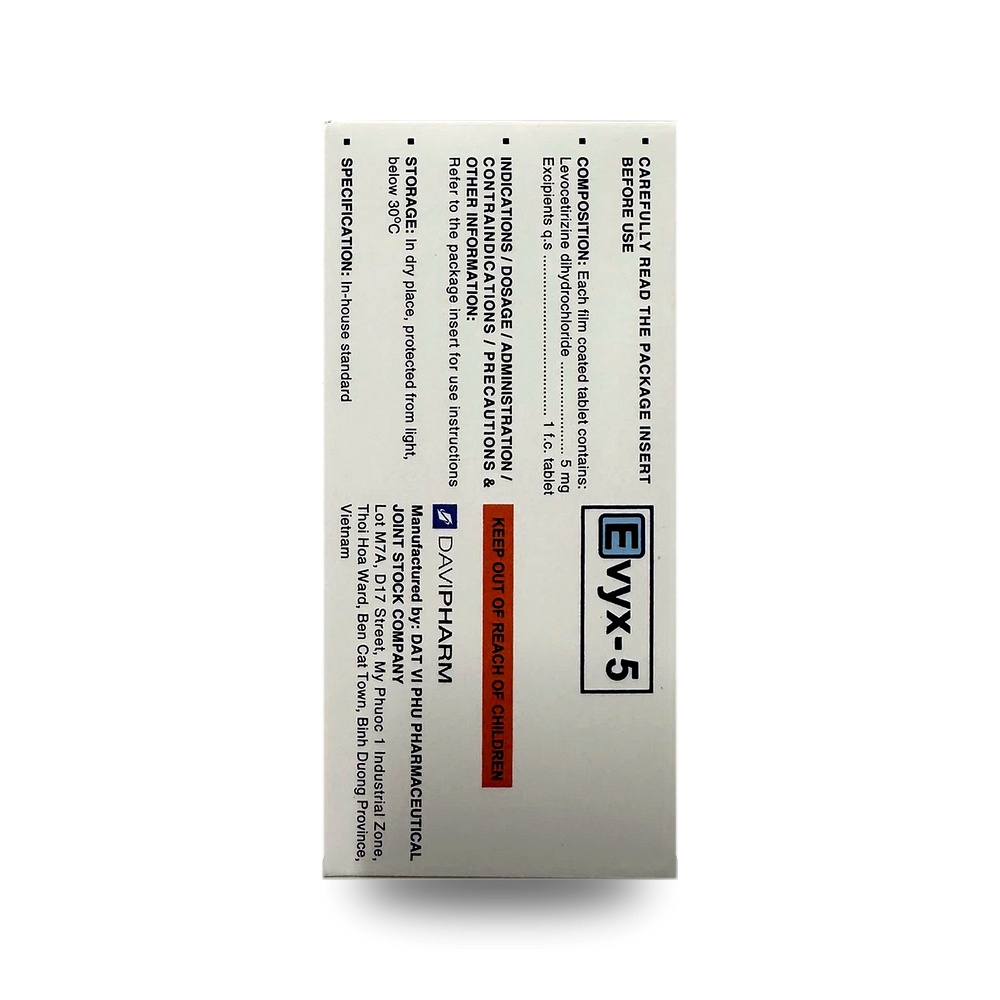 EVYX-5 — Điều trị viêm mũi dị ứng, mề đay - ảnh 4