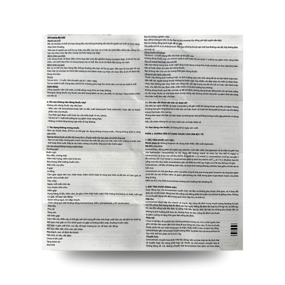 EVYX-5 — Điều trị viêm mũi dị ứng, mề đay - ảnh 7