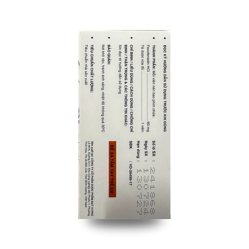 MALAG-60 — Điều trị viêm mũi dị ứng, mề đay - ảnh 3