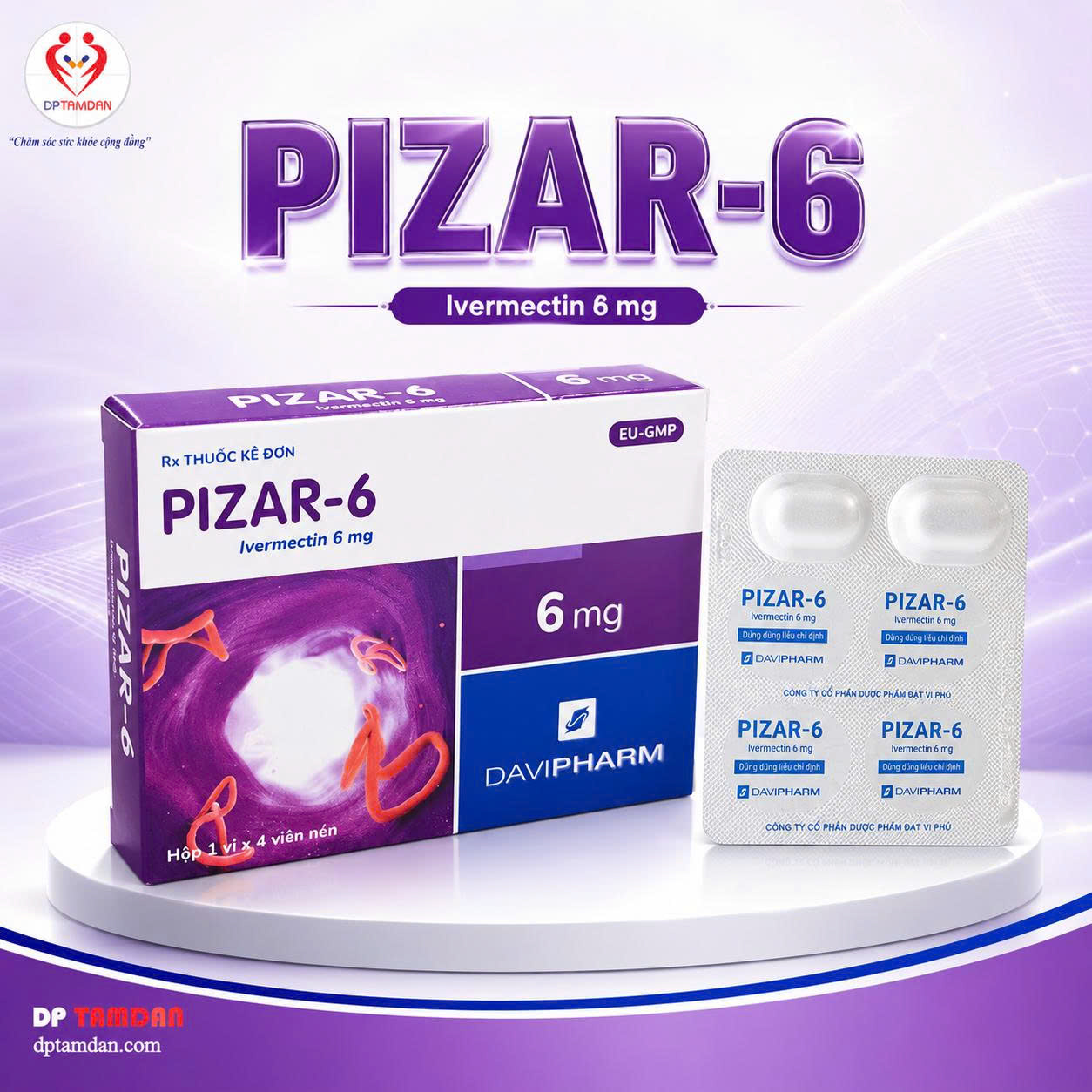 PIZAR-6 — Điều trị bệnh nhiễm ký sinh trùng