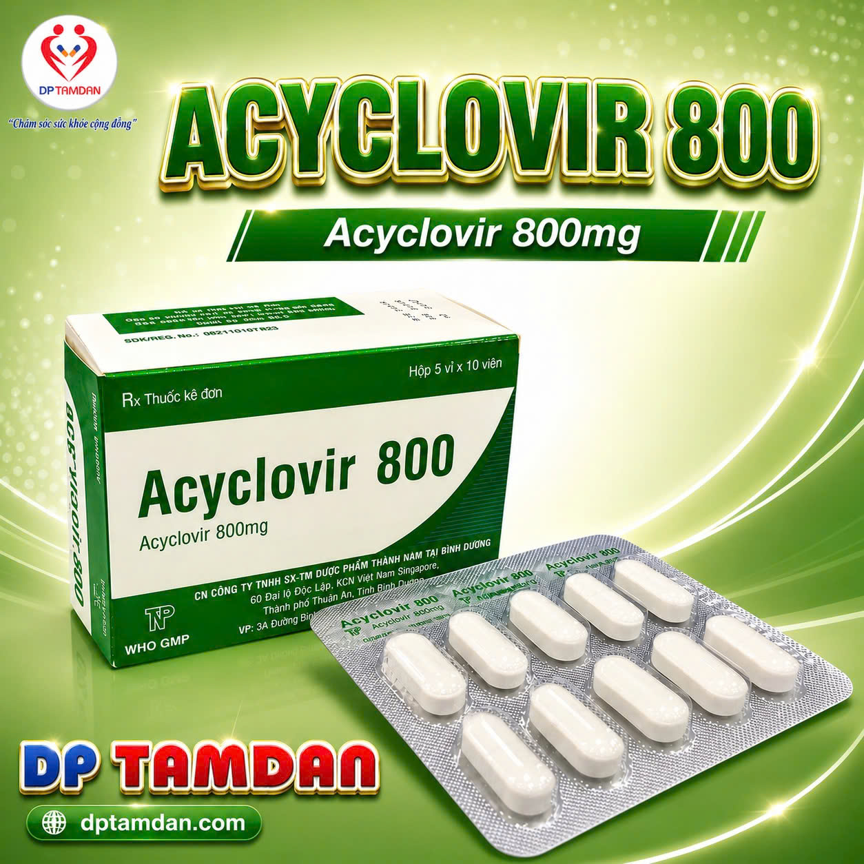 ACYCLOVIR 800 — Kháng virus
