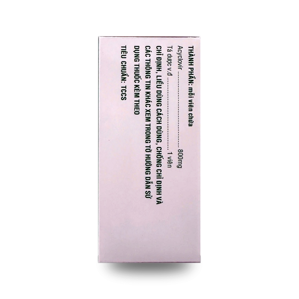 ACYCLOVIR 800 — Kháng virus - ảnh 3