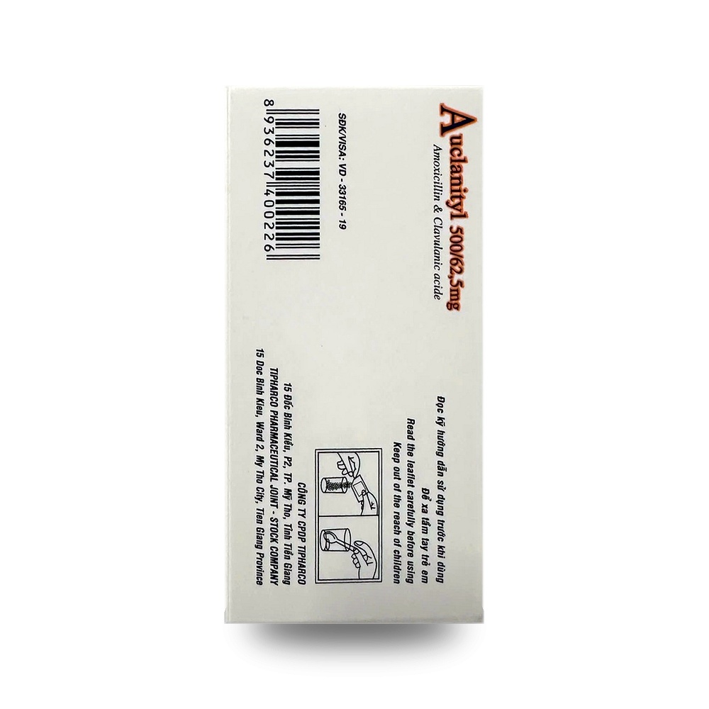 AUCLANITYL 562,5mg GÓI — Kháng sinh điều trị nhiễm khuẩn - ảnh 2