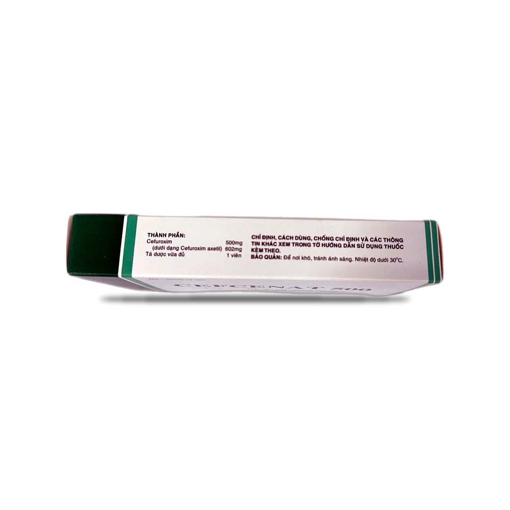 CEFCENAT 500 — Kháng sinh điều trị nhiễm khuẩn - ảnh 7