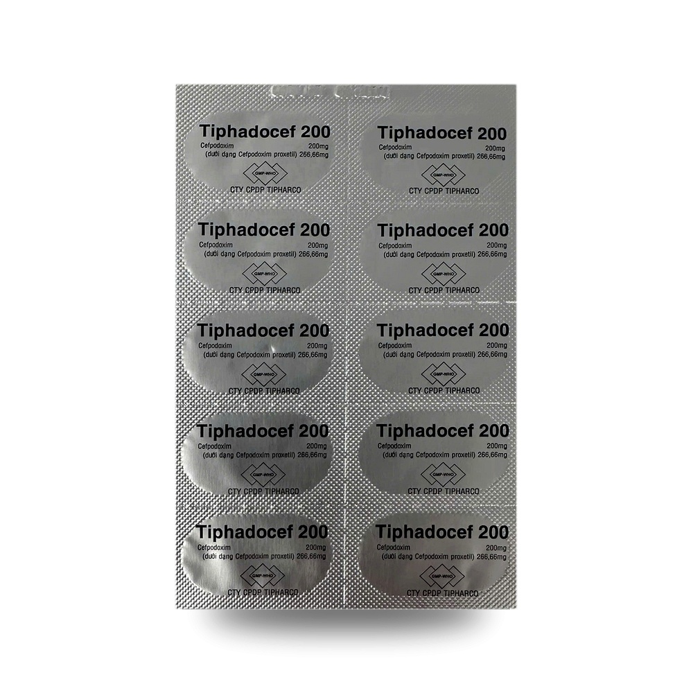 TIPHADOCEF 200 — Kháng sinh điều trị nhiễm khuẩn - ảnh 4