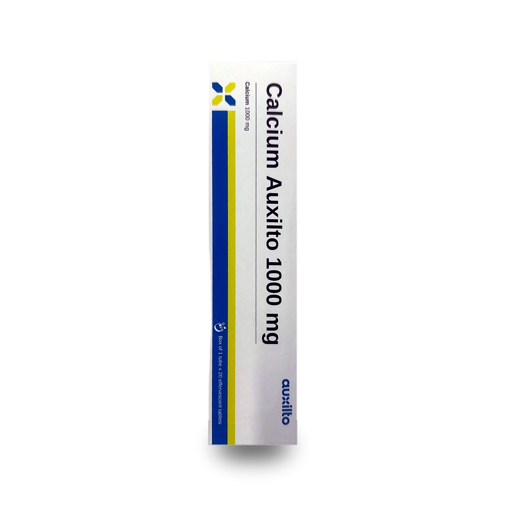 CALCIUM AUXILTO 1000mg — Viên sủi cung cấp 1000mg canxi nguyên tố - ảnh 2