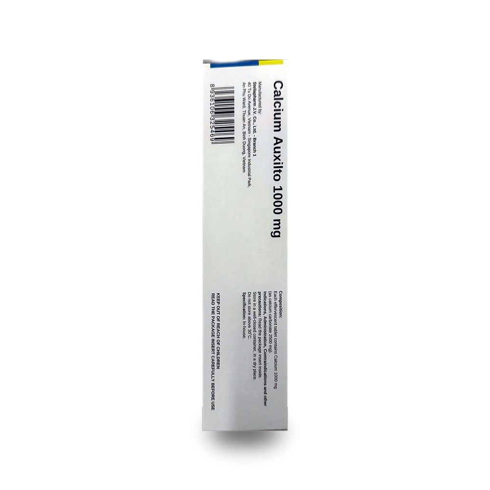 CALCIUM AUXILTO 1000mg — Viên sủi cung cấp 1000mg canxi nguyên tố - ảnh 3