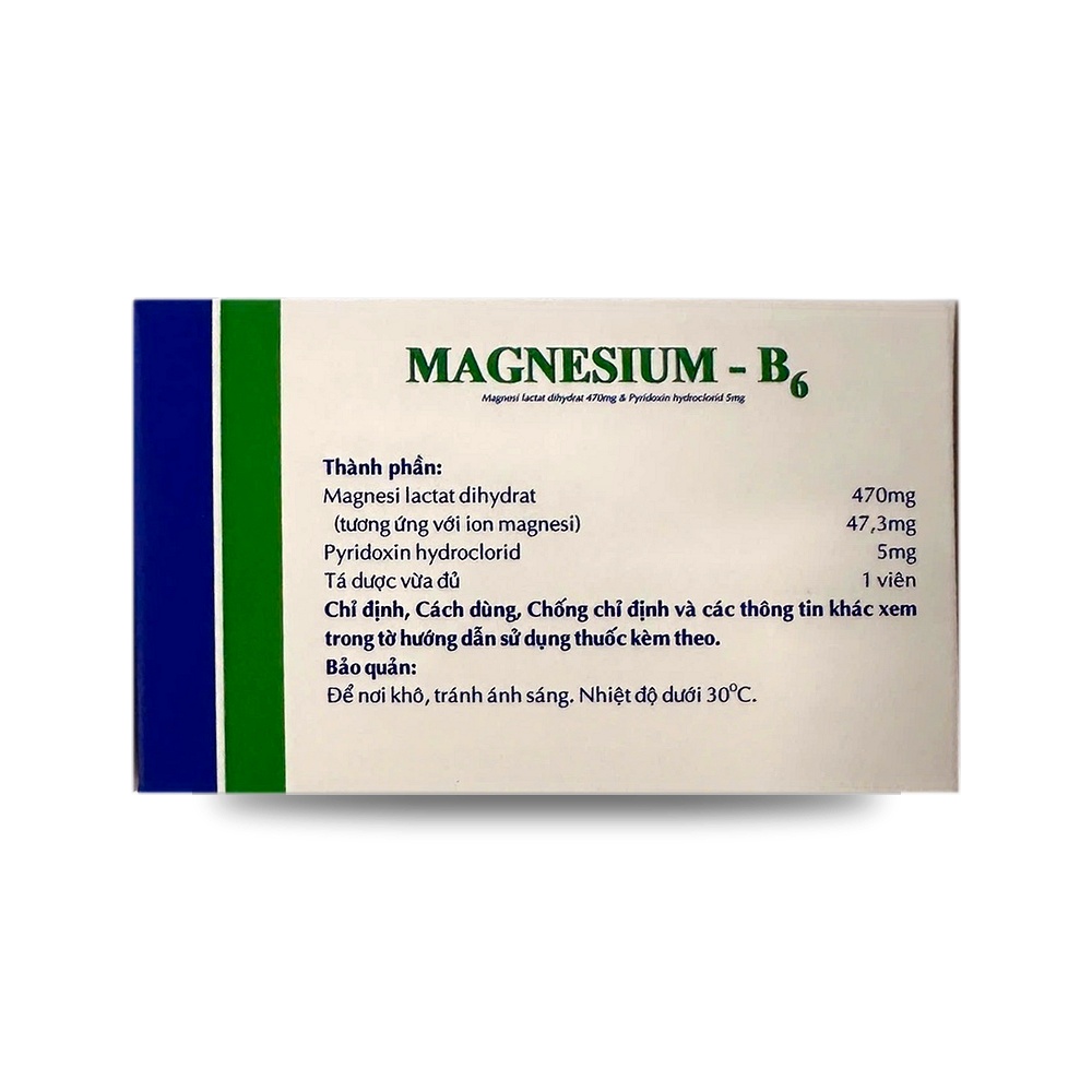 MAGNESIUM-B6 — Điều trị các trường hợp thiếu Magie - ảnh 7