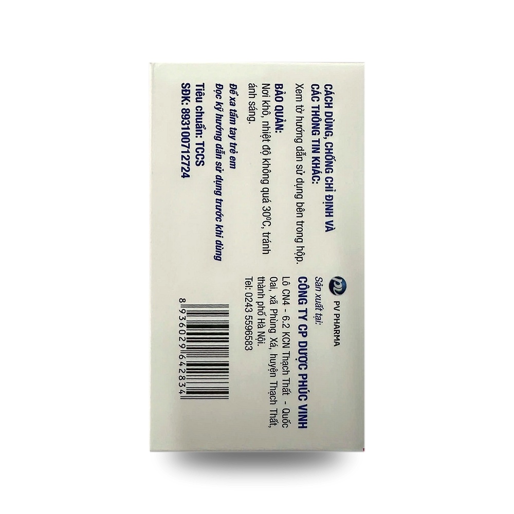 VITAMIN 3B-PV — Điều trị bệnh thiếu Vitamin B1, B6, B12 - ảnh 4