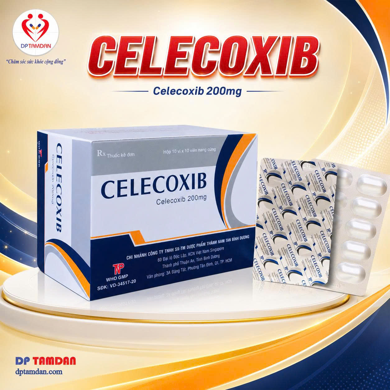 CELECOXIB — 200mg Giảm đau, chống viêm