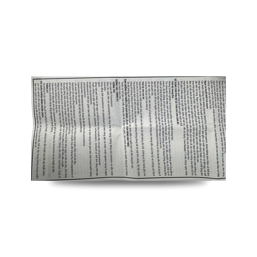 TANA-BUPAGIC F — Giảm đau ở mức độ nhẹ đến vừa - ảnh 2