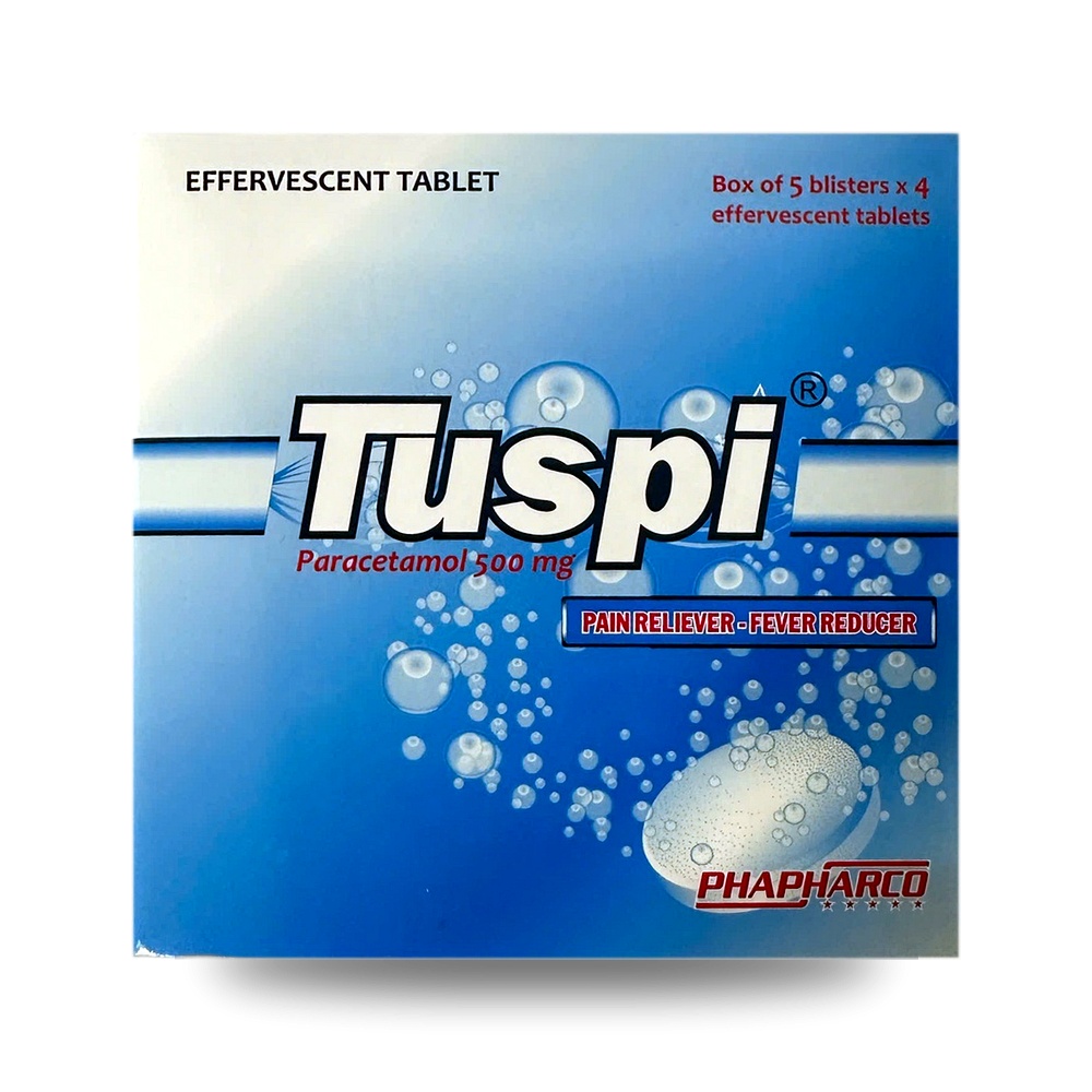 TUSPI — viên sủi bọt Hạ sốt, giảm đau - ảnh 8