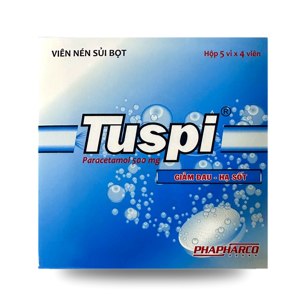 TUSPI — viên sủi bọt Hạ sốt, giảm đau - ảnh 7