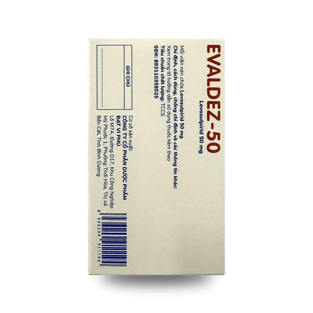 EVALDEZ 50 — Điều trị tâm thần cấp & mạn tính, Giảm triệu chứng khó tiêu chức năng - ảnh 4