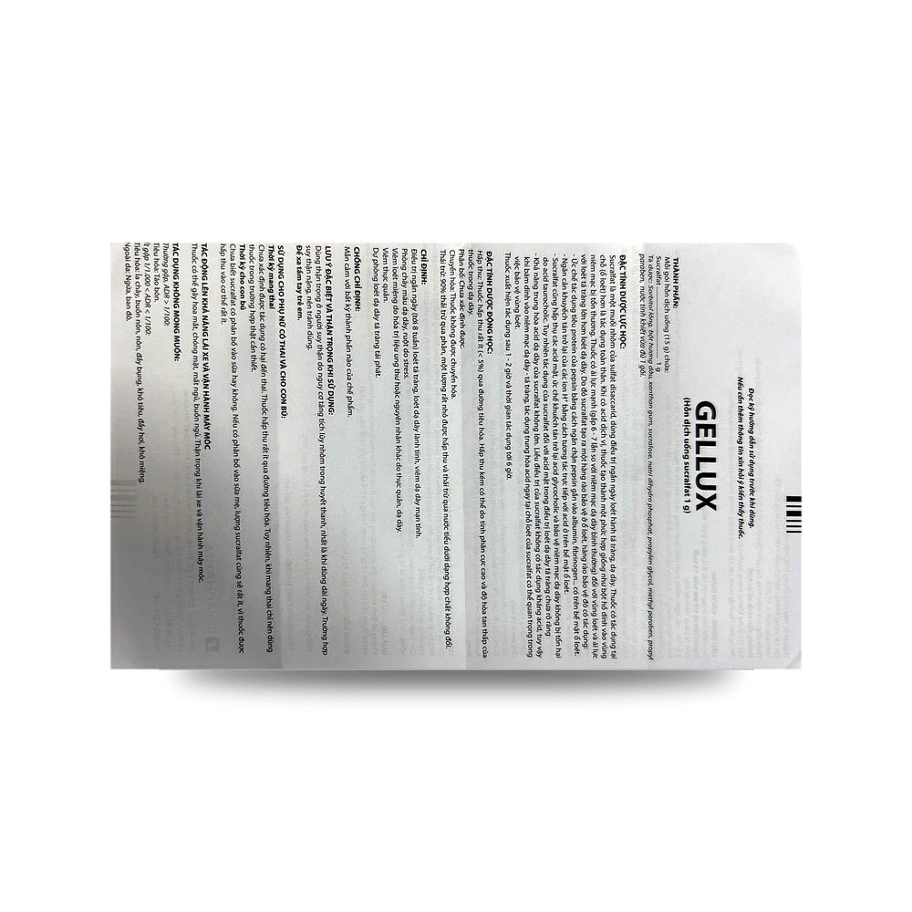 GELLUX — Điều trị loét dạ dày, tá tràng - ảnh 3