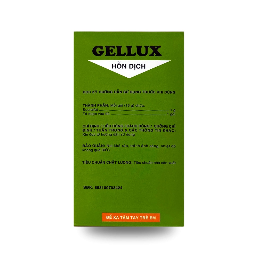 GELLUX — Điều trị loét dạ dày, tá tràng - ảnh 7
