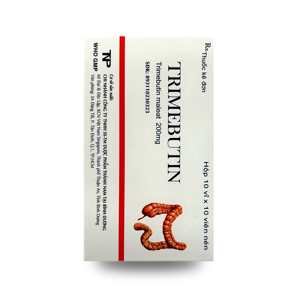 TRIMEBUTIN 200mg — Điều trị rối loạn nhu động và co thắt đường tiêu hóa - ảnh 4