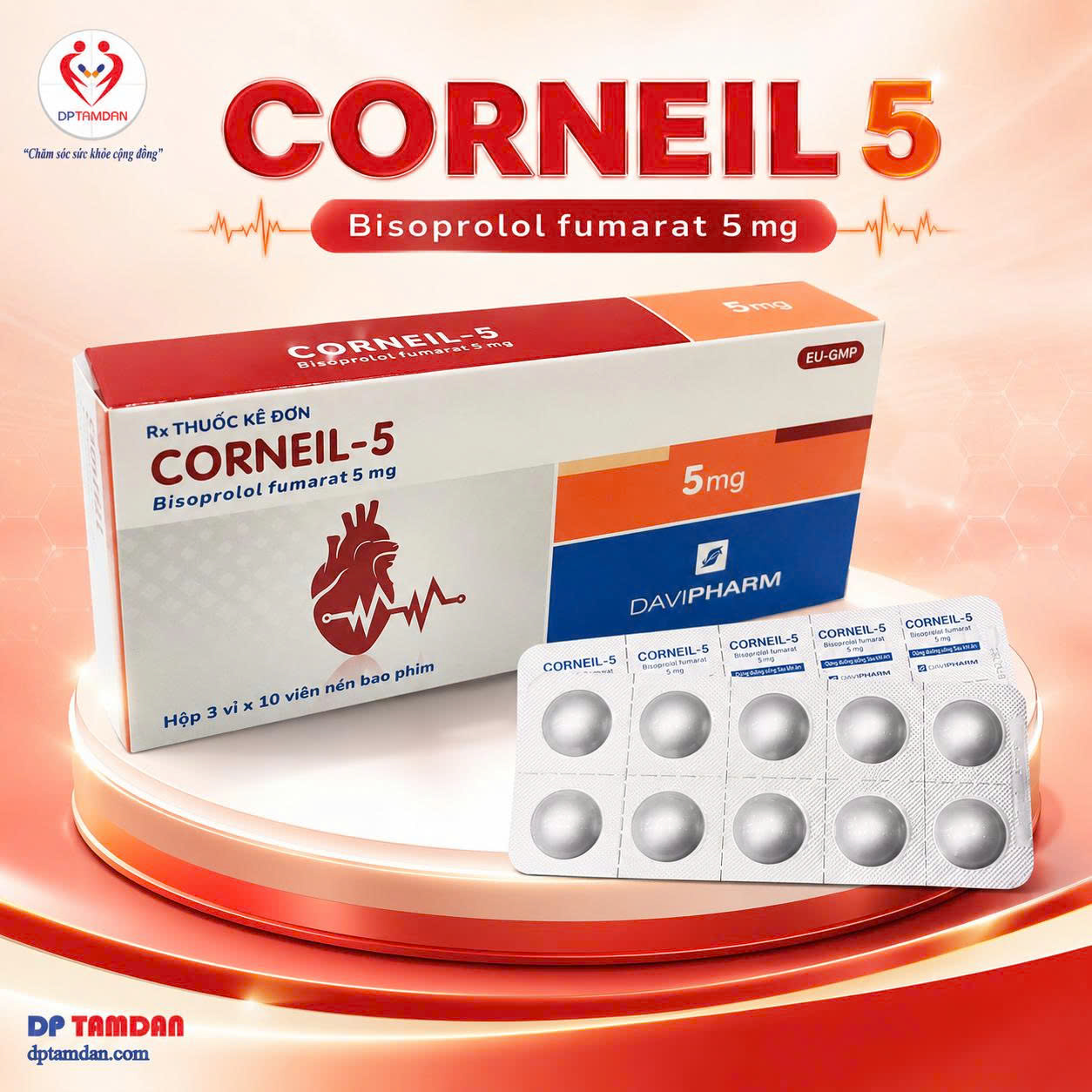 CORNEIL 5 — Điều trị tăng huyết áp