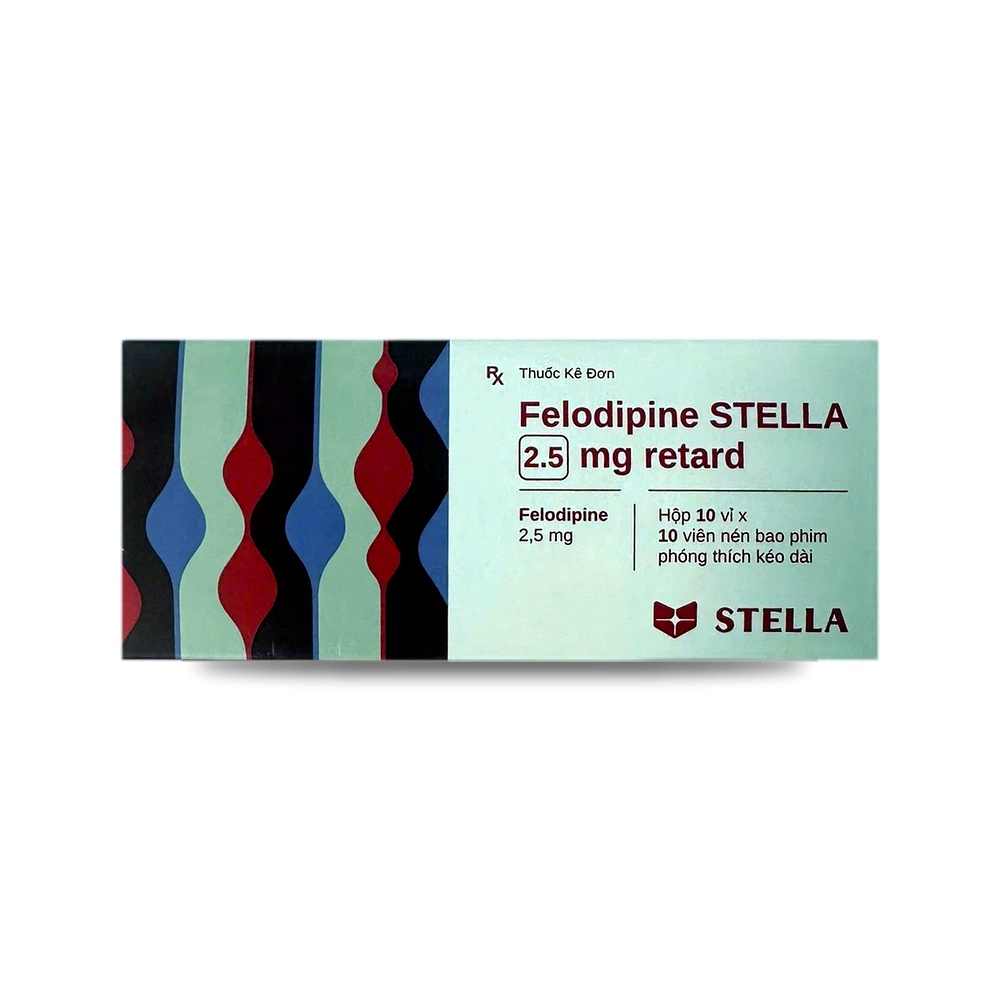 FELODIPINE STELLA 2.5mg RETARD — Điều trị tăng huyết áp - ảnh 8