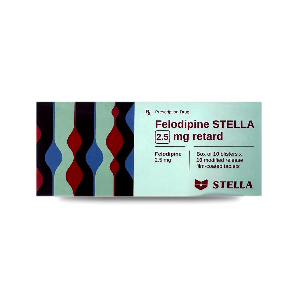 FELODIPINE STELLA 2.5mg RETARD — Điều trị tăng huyết áp - ảnh 6