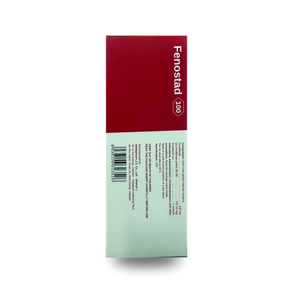 FENOSTAD 100 — Điều trị rối loạn lipid máu - ảnh 5
